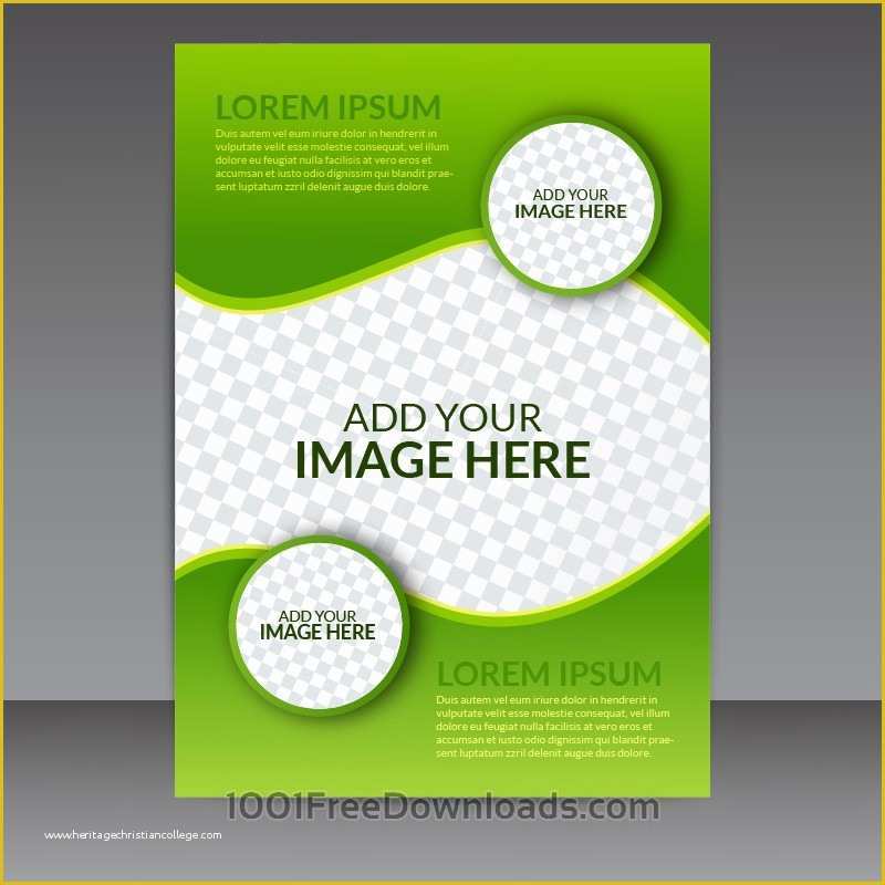 Custom Flyer Templates Free Of Free Vectors Green Business Vector Flyer Template