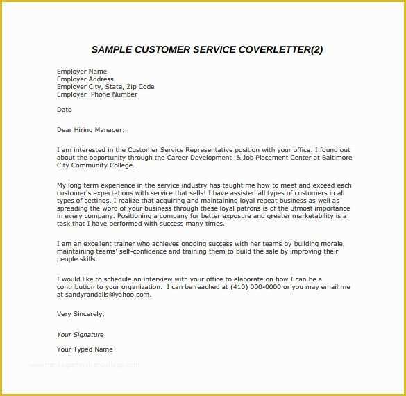 Customer Service Email Templates Free Of 8 Email Cover Letter Templates Free Sample Example
