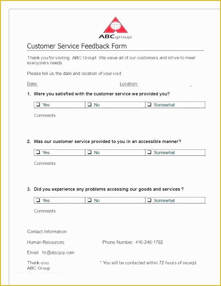 Customer Service Email Templates Free Of Customer Service Feedback Template Stakeholder Feedback