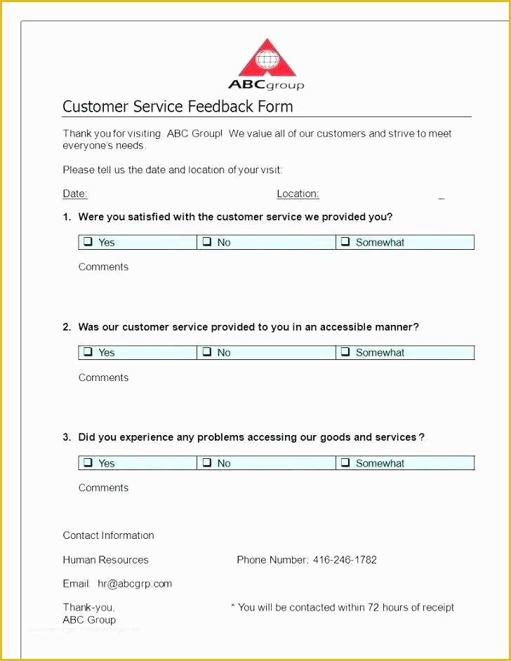 Customer Service Email Templates Free Of Customer Service Feedback Template – Virtualisfo