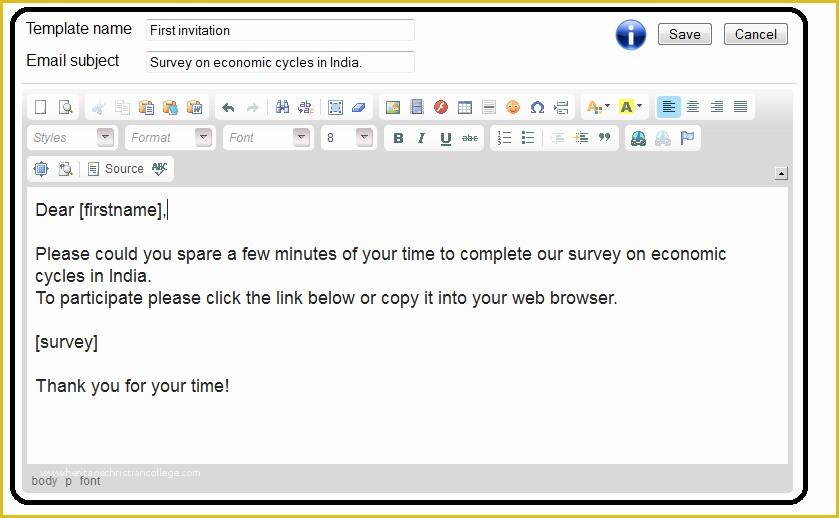 Customer Service Email Templates Free Of Free Survey software Email Templates