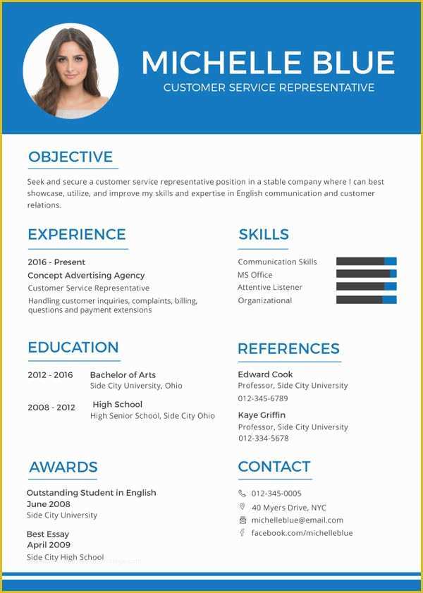 Customer Service Resume Template Free Of Customer Service Representative Resume 9 Free Sample