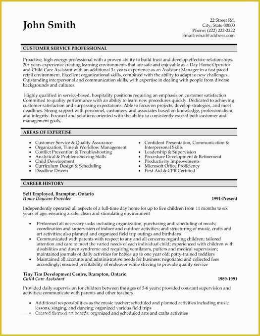 Customer Service Resume Template Free Of Here to Download This Customer Service Professional