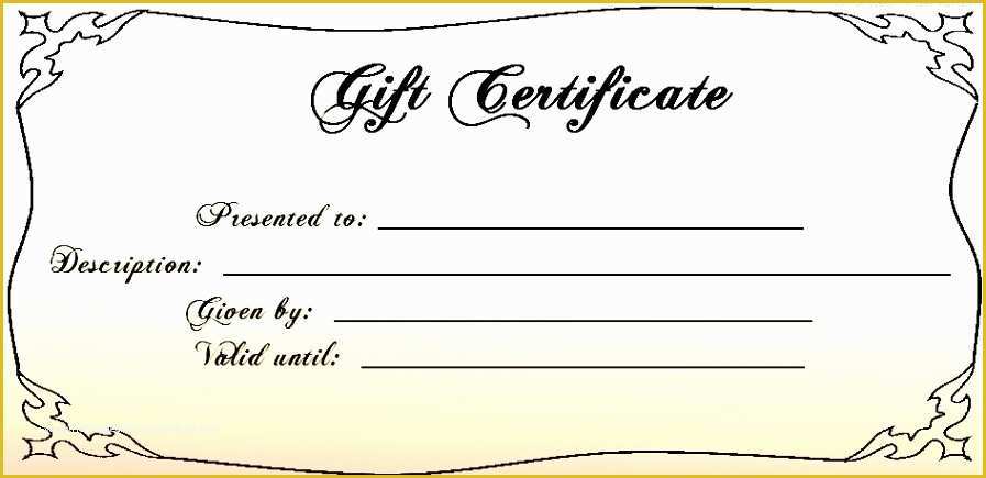 Customizable Certificate Templates Free Of 6 Free Printable Gift Voucher Template Sampletemplatess