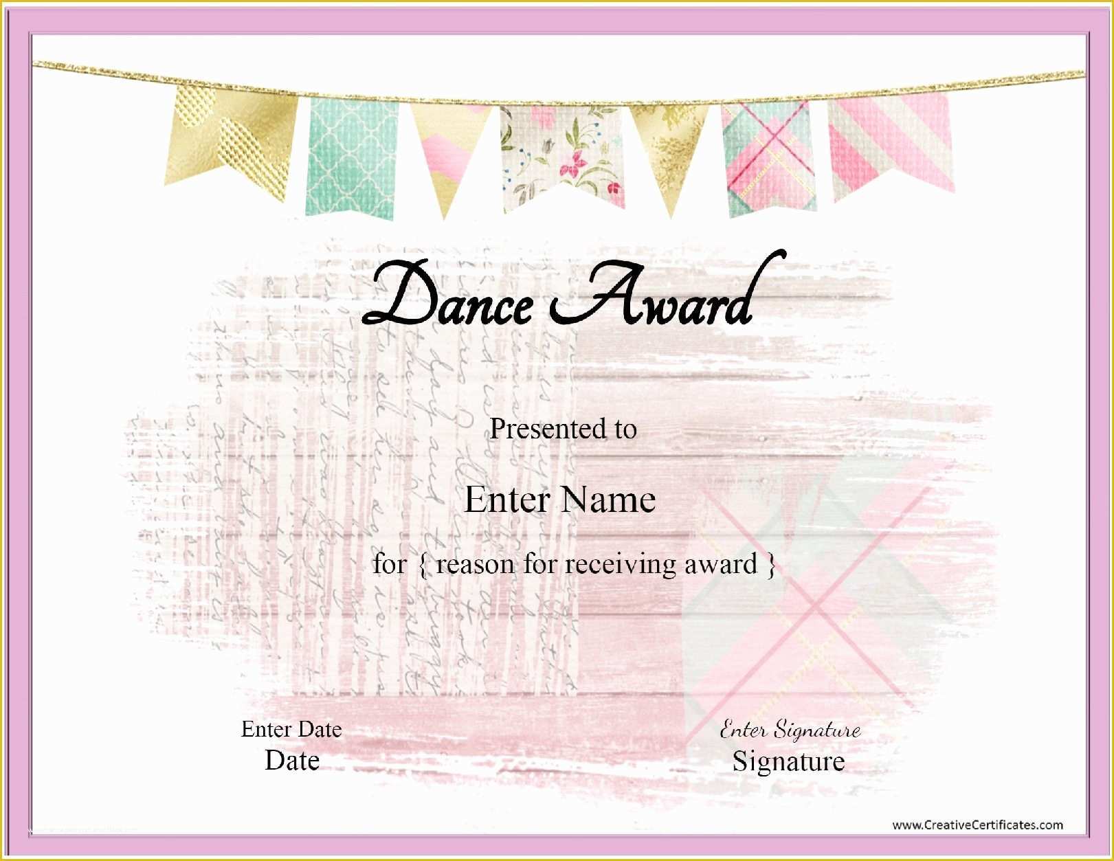 Customizable Certificate Templates Free Of Awesome Free Printable Award Certificates
