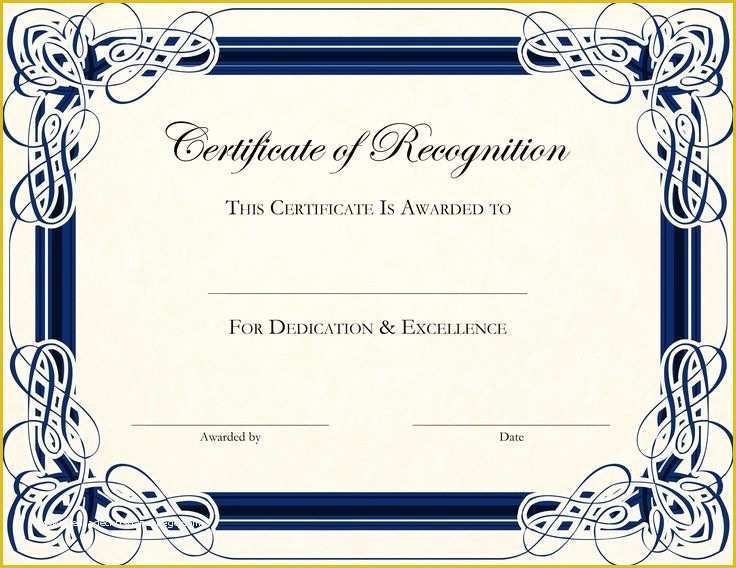 Customizable Certificate Templates Free Of Free Customizable Certificate Template Free Printable