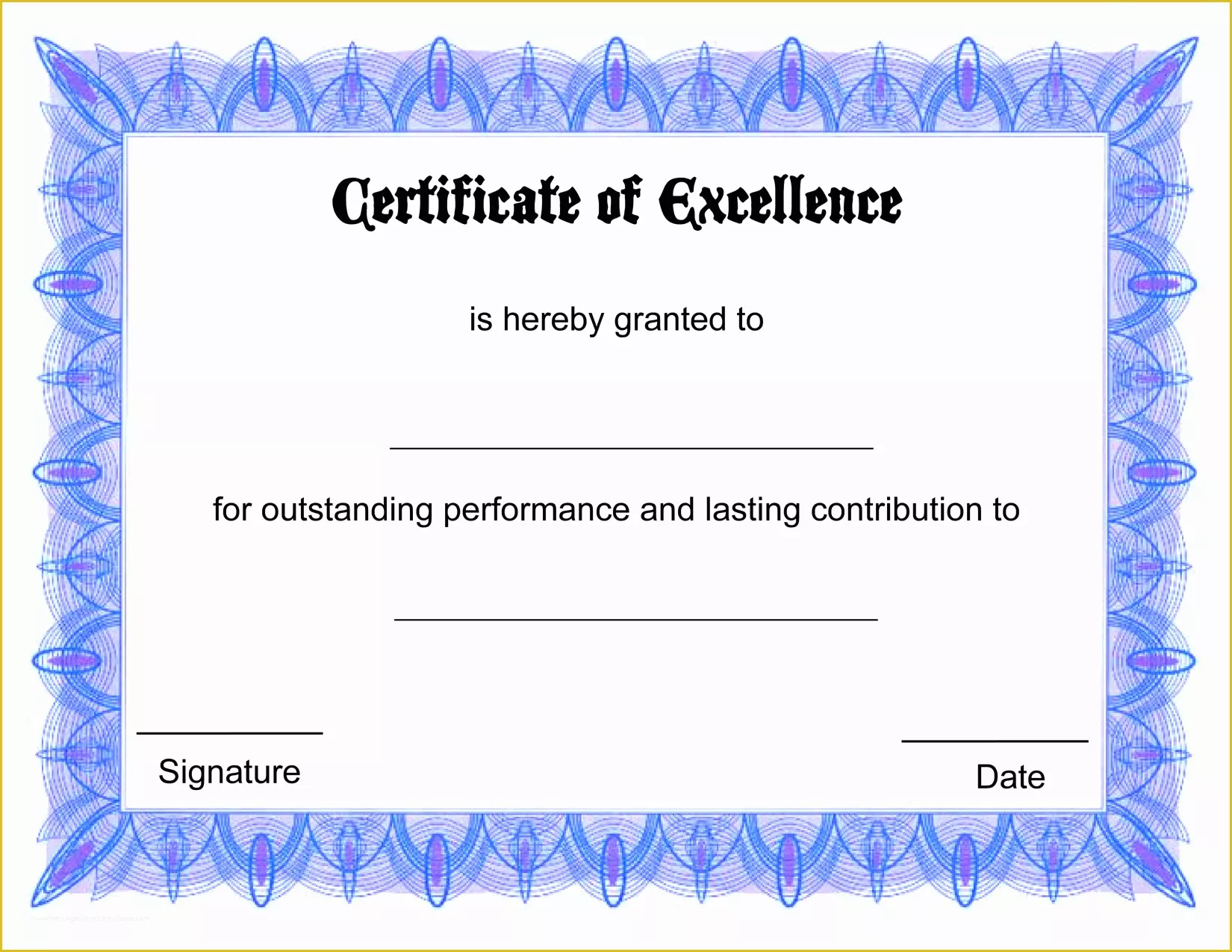 Customizable Certificate Templates Free Of Free Customizable Printable Certificates Achievement