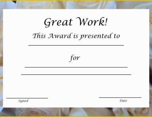 Customizable Certificate Templates Free Of Free Printable Award Certificate Template