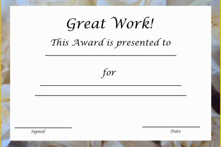 Customizable Certificate Templates Free Of Free Printable Award Certificate Template