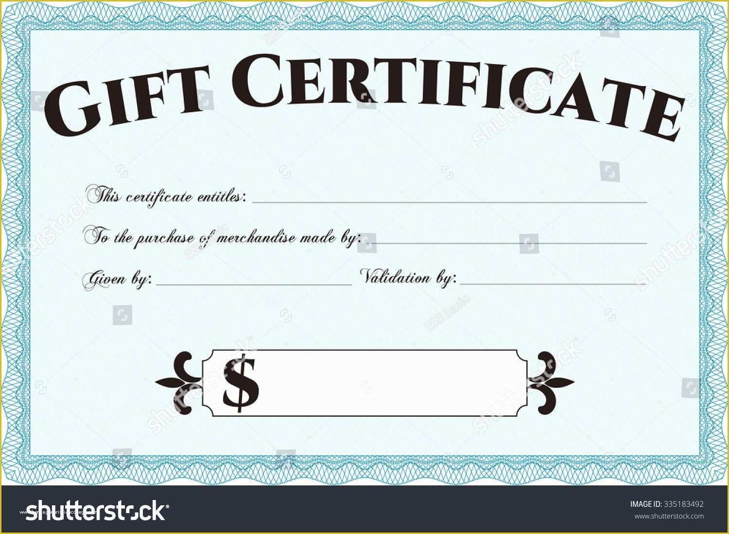 Customizable Certificate Templates Free Of Gift Certificate Template Customizable Easy to Edit and
