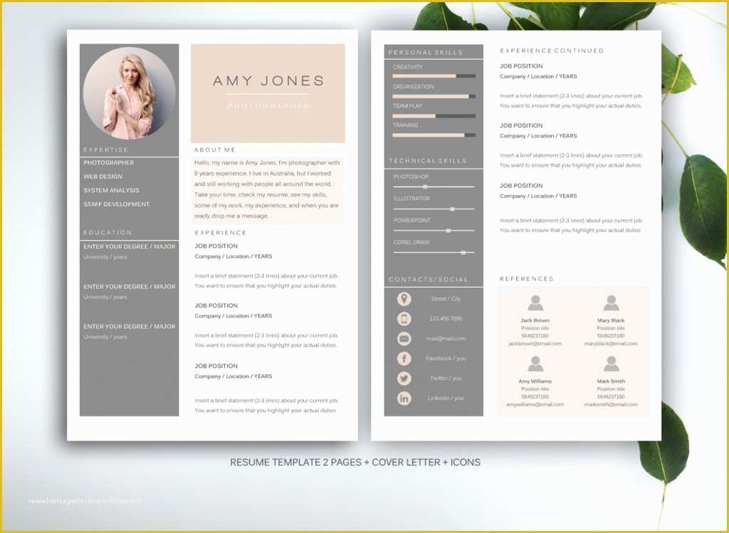 Cv Microsoft Word Template Free Of 10 Resume Templates to Help You A New Job Premiumcoding