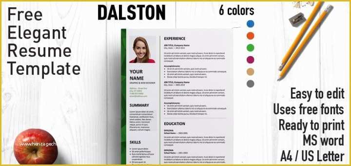 Cv Microsoft Word Template Free Of Dalston Newsletter Resume Template