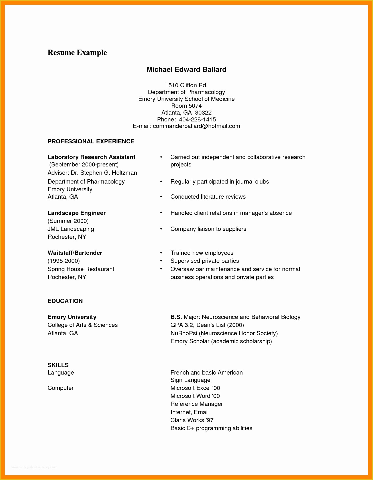 Cv Template Pdf Free Of 9 Cv format Samples Pdf