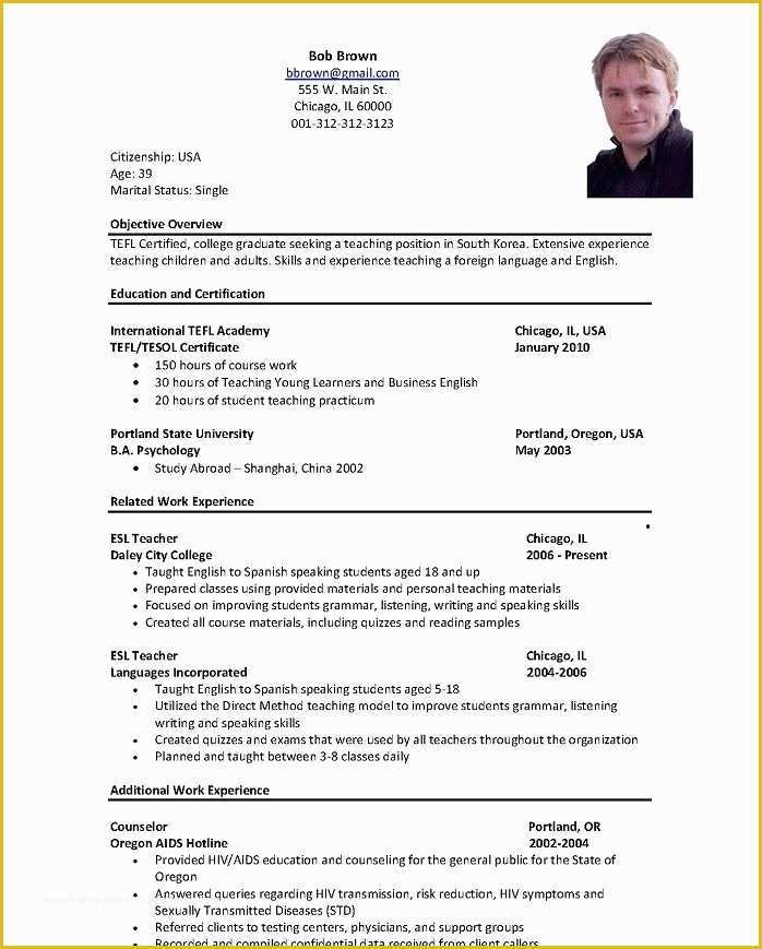 Cv Template Pdf Free Of Curriculum Vitae English Example Pdf Free Cv Template