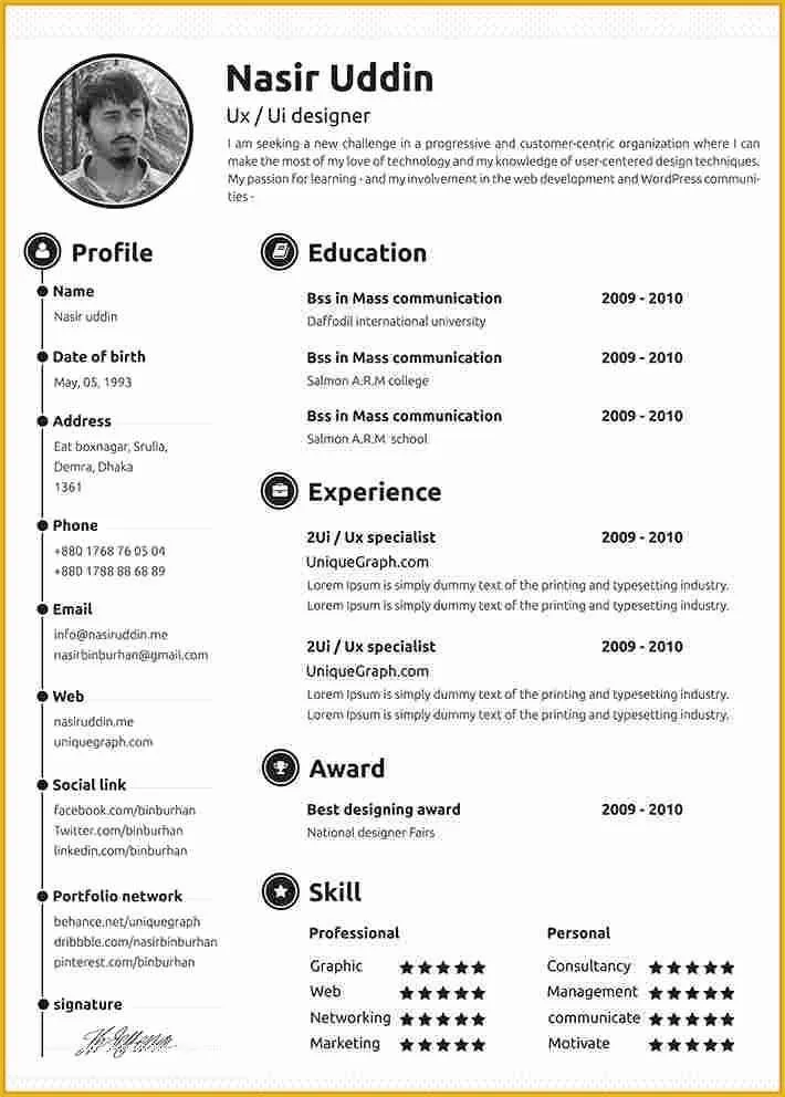 Cv Template Word Free Download 2018 Of User Manual Template Word 2018 Resume Template Word 2018