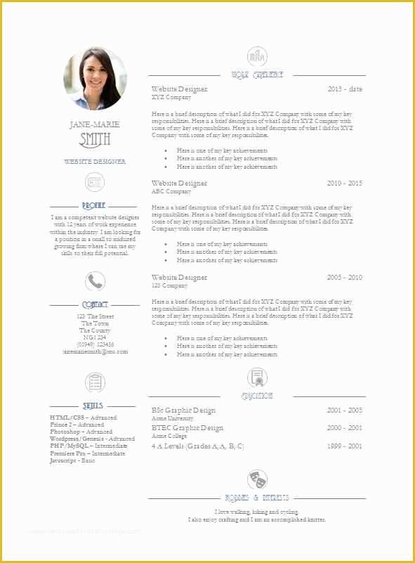 Cv Templates Free Download Word Document Of Elegance Cv Template Free Cv Template Master