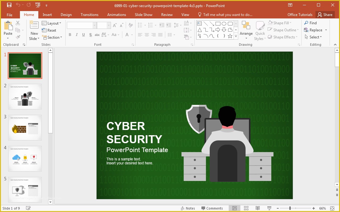 Cyber Security Powerpoint Template Free Of Best Cyber Security Backgrounds for Presentations