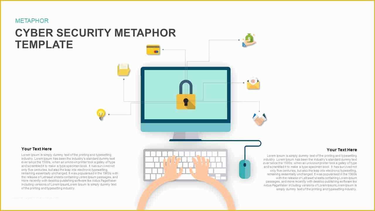 Cyber Security Powerpoint Template Free Of Cyber Security Powerpoint Template and Keynote Slide