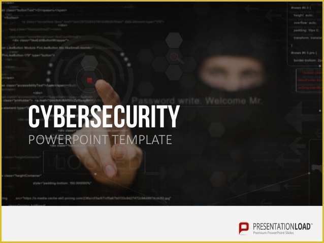 Cyber Security Powerpoint Template Free Of Cybersecurity Ppt Slide Template