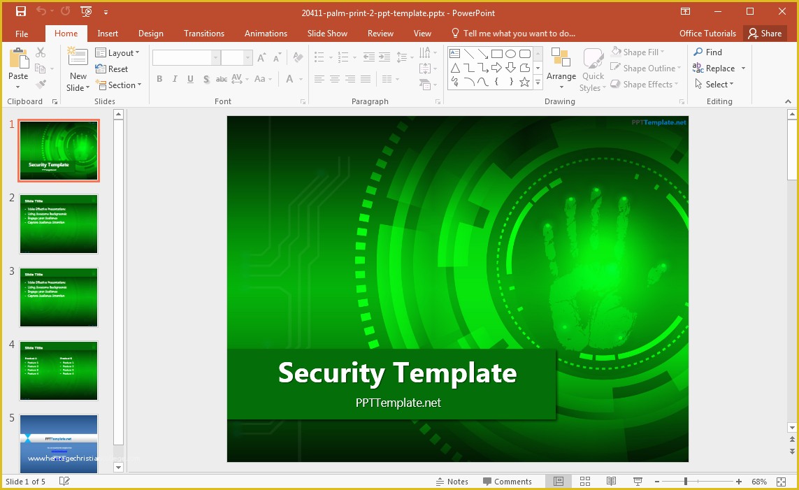 Cyber Security Powerpoint Template Free Of Free Security Powerpoint Template