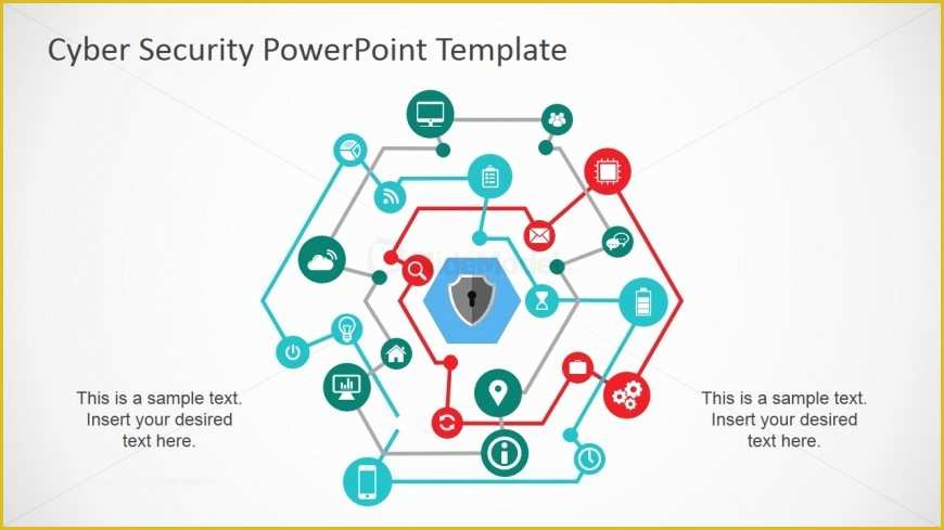 Cyber Security Powerpoint Template Free Of Puter Network Diagram for Powerpoint Slidemodel