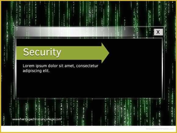 Cyber Security Powerpoint Template Free Of Puter Security Powerpoint Template Free