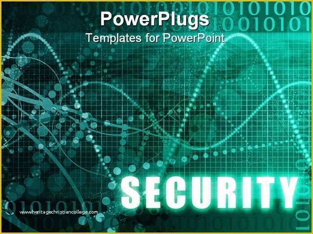 Cyber Security Powerpoint Template Free Of Security Presentation Template