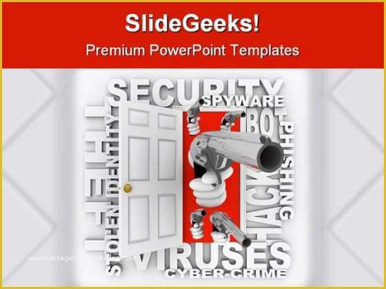 Cyber Security Powerpoint Templates Free Of Cyber Crime Security Powerpoint Template 0810