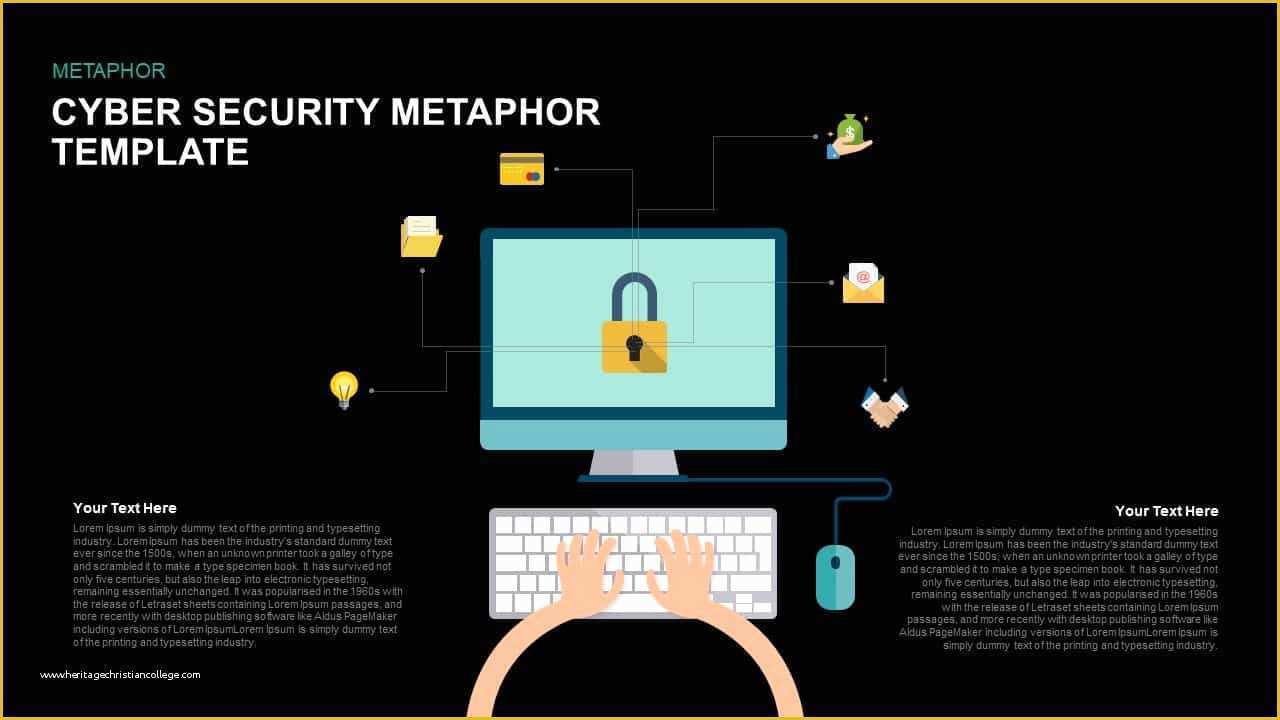 Cyber Security Powerpoint Templates Free Of Cyber Security Powerpoint Template and Keynote Slide