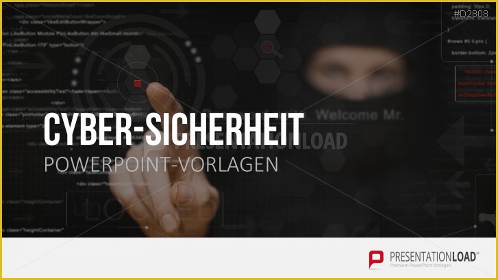 Cyber Security Powerpoint Templates Free Of Cyber Sicherheit