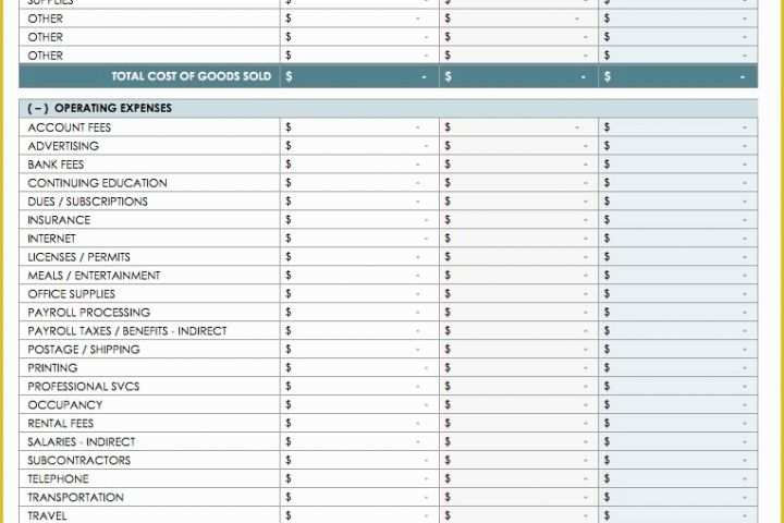 Daily Cash Flow Template Free Download Of Free Cash Flow Statement Templates