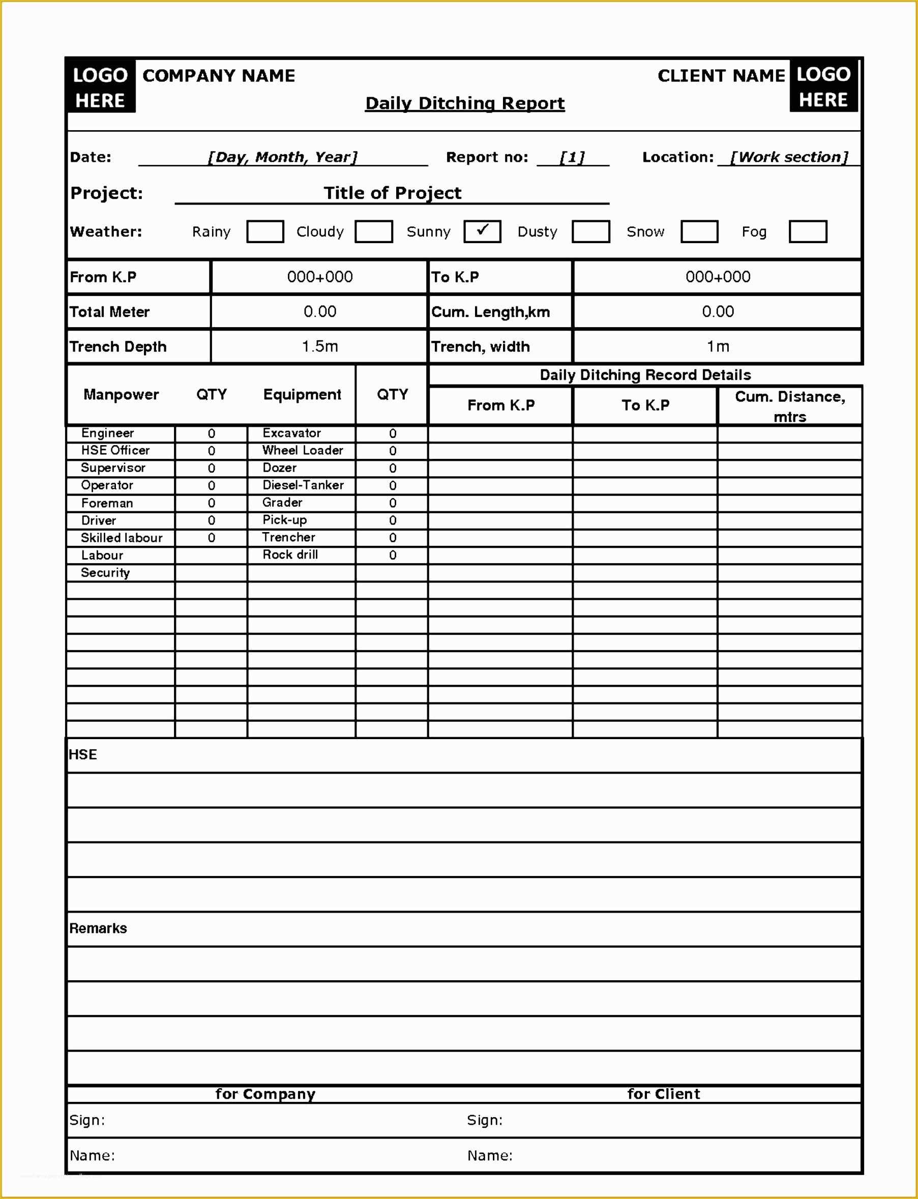 Daily Construction Log Template Free Of 9 Download Free Work Log Template Sampletemplatess