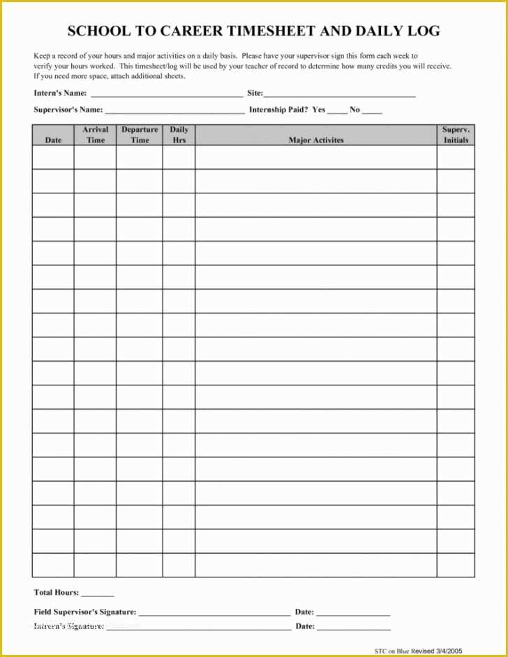 Daily Construction Log Template Free Of Activity Log Excel Project Management Templates Daily