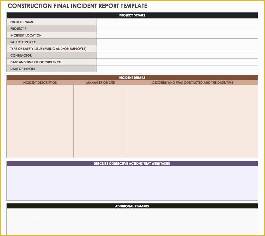 Daily Construction Log Template Free Of Construction Daily Reports Templates or software Smartsheet