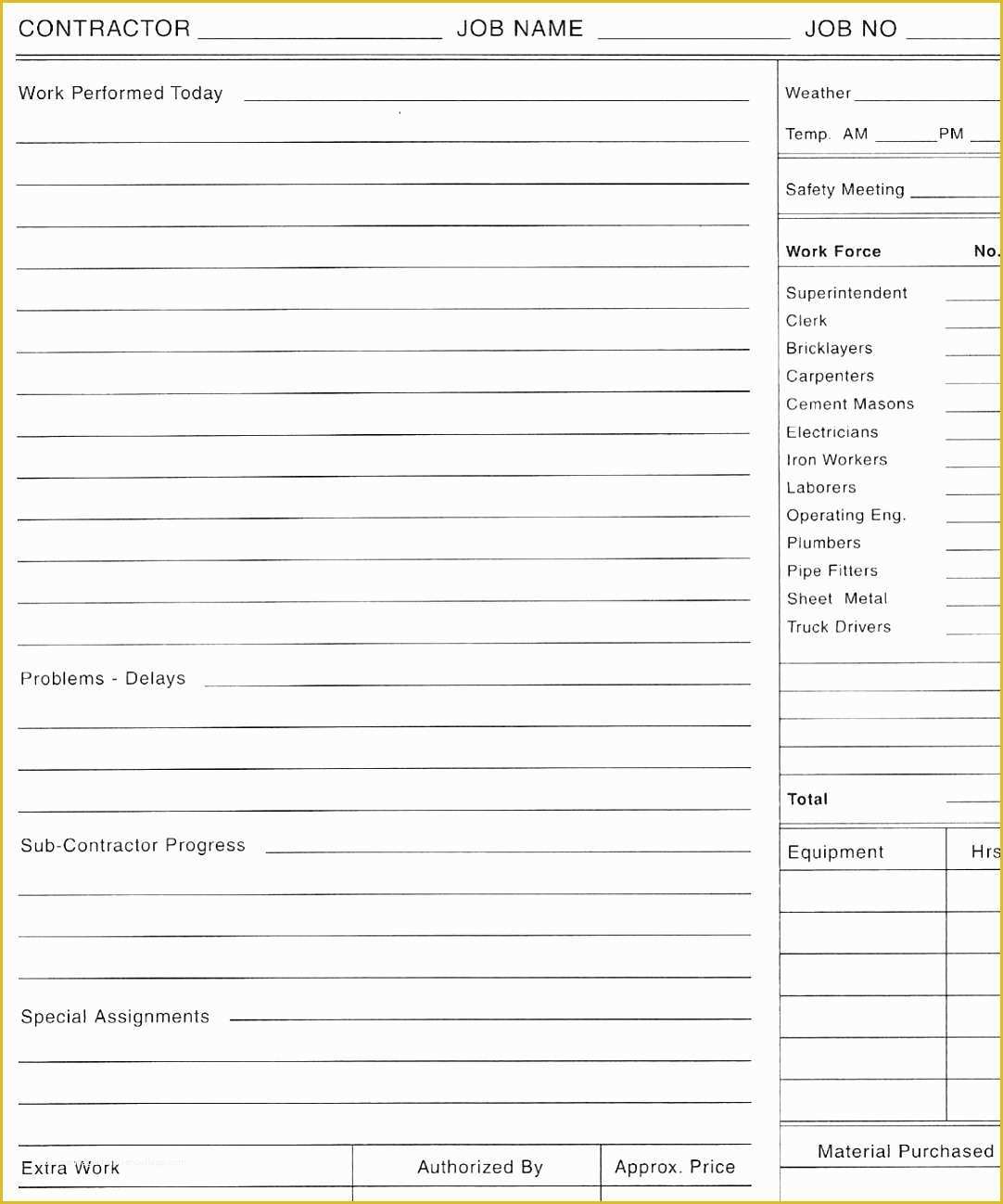 Daily Construction Log Template Free Of Free Daily Schedule Templates for Excel Smartsheet