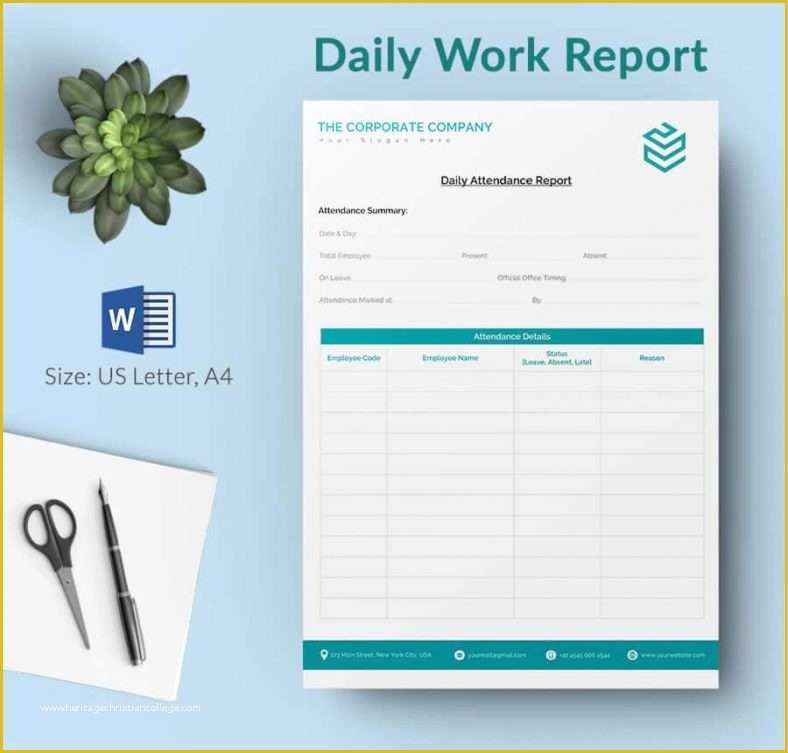 Daily Report Template Free Download Of Daily Report Template 62 Free Word Excel Pdf