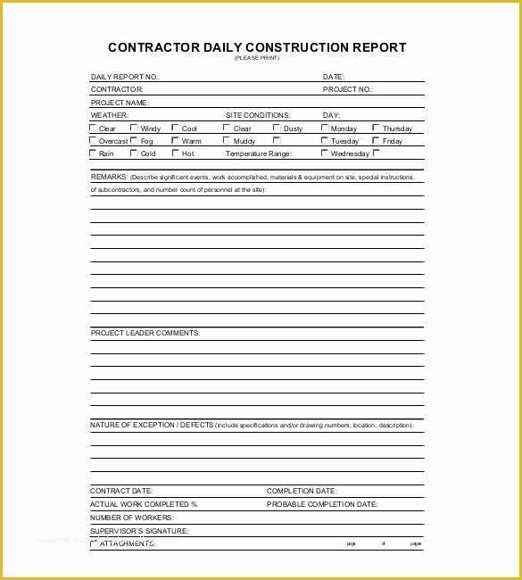Daily Report Template Free Download Of Status Report Template Examples You Can Free