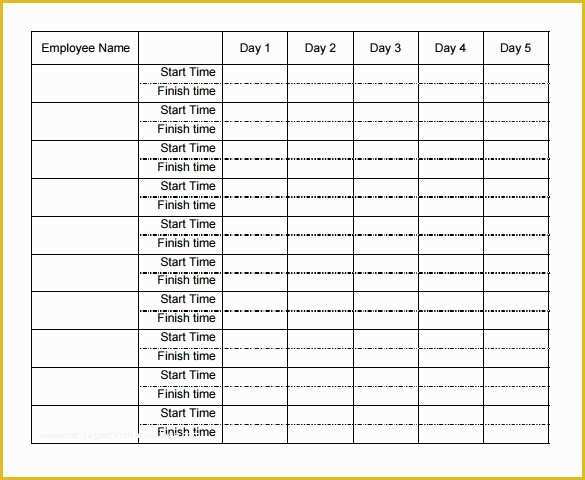 Daily Timesheet Template Free Printable Of 29 Free Timesheet Templates – Free Sample Example format