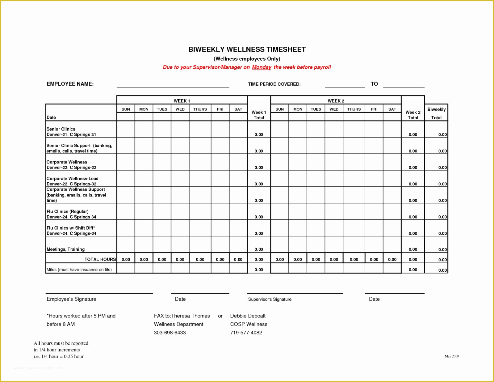 Daily Timesheet Template Free Printable Of Free Printable Timesheets for Employees Picture Template