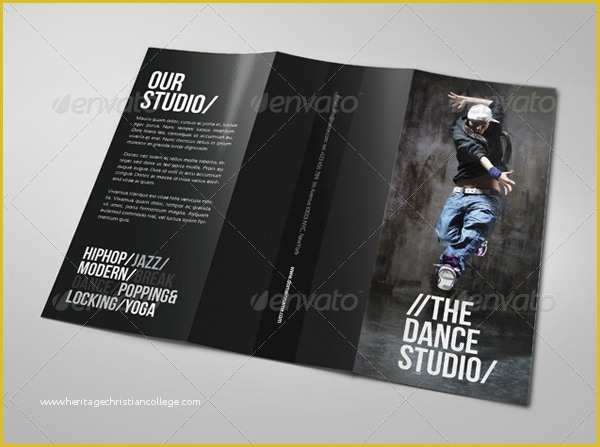 Dance Brochure Templates Free Download Of 14 Studio Brochure Design Templates Psd Ai