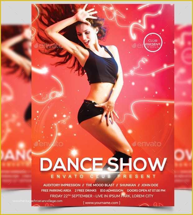Dance Brochure Templates Free Download Of 16 Best Audition Flyer Templates Word Psd Ai Eps