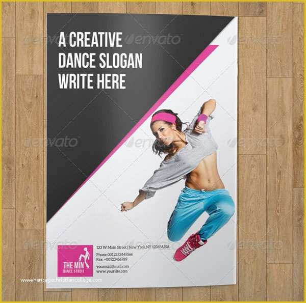 Dance Brochure Templates Free Download Of 17 Dance Studio Brochure Templates