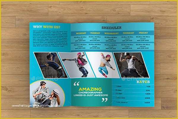 Dance Brochure Templates Free Download Of 17 Dance Studio Brochure Templates