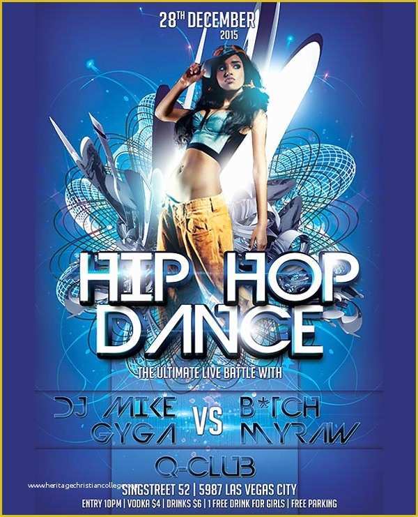 Dance Brochure Templates Free Download Of 24 Hip Hop Flyers Psd Vector Eps Jpg Download