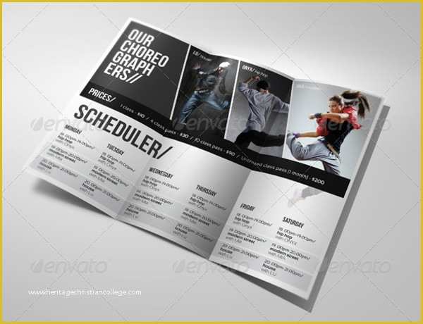 Dance Brochure Templates Free Download Of Dance Studio Brochure Template Downtowndogsnmore