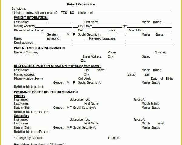 Dance Registration form Template Free Of Dance Registration form Template Registration form