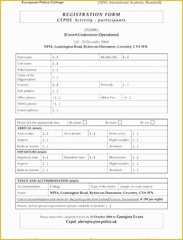 Dance Registration form Template Free Of Download Dance School Registration form Template Free