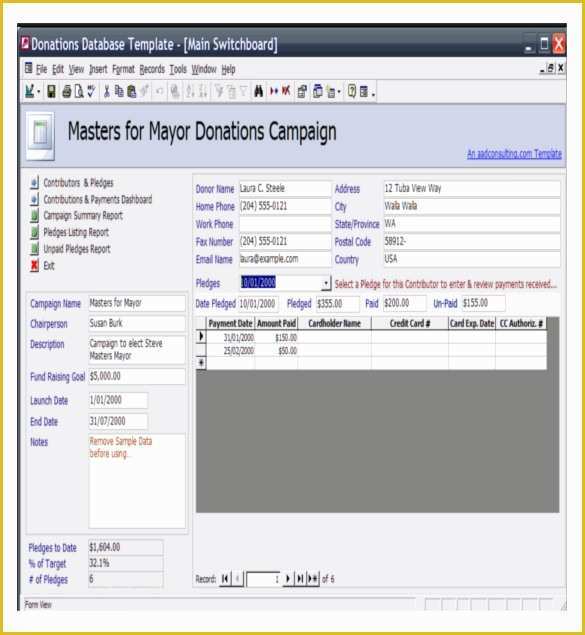 Database Templates Free Download Of Access Inventory Templates – 16 Free Sample Example