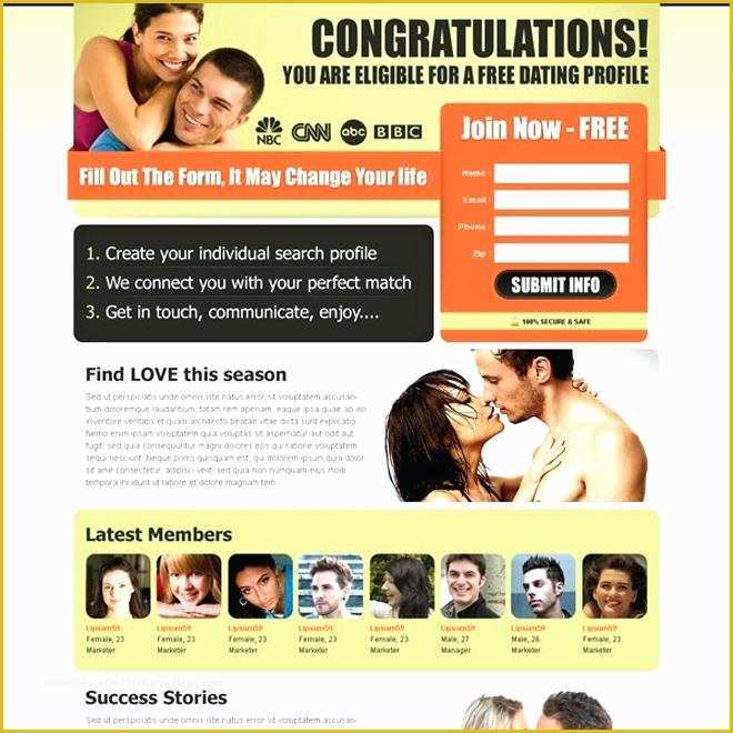 Dating Site Template Free Of Best Dating themes Munity for Line Free Templates