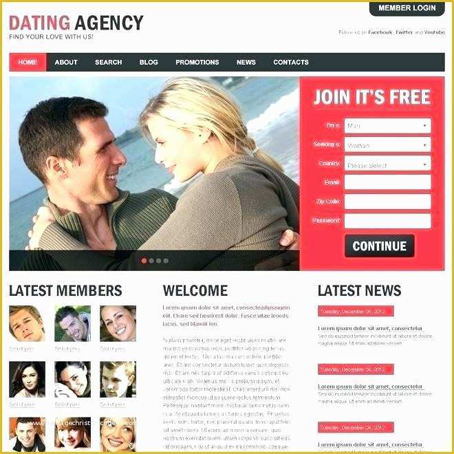Dating Site Template Free Of Dating Site Template